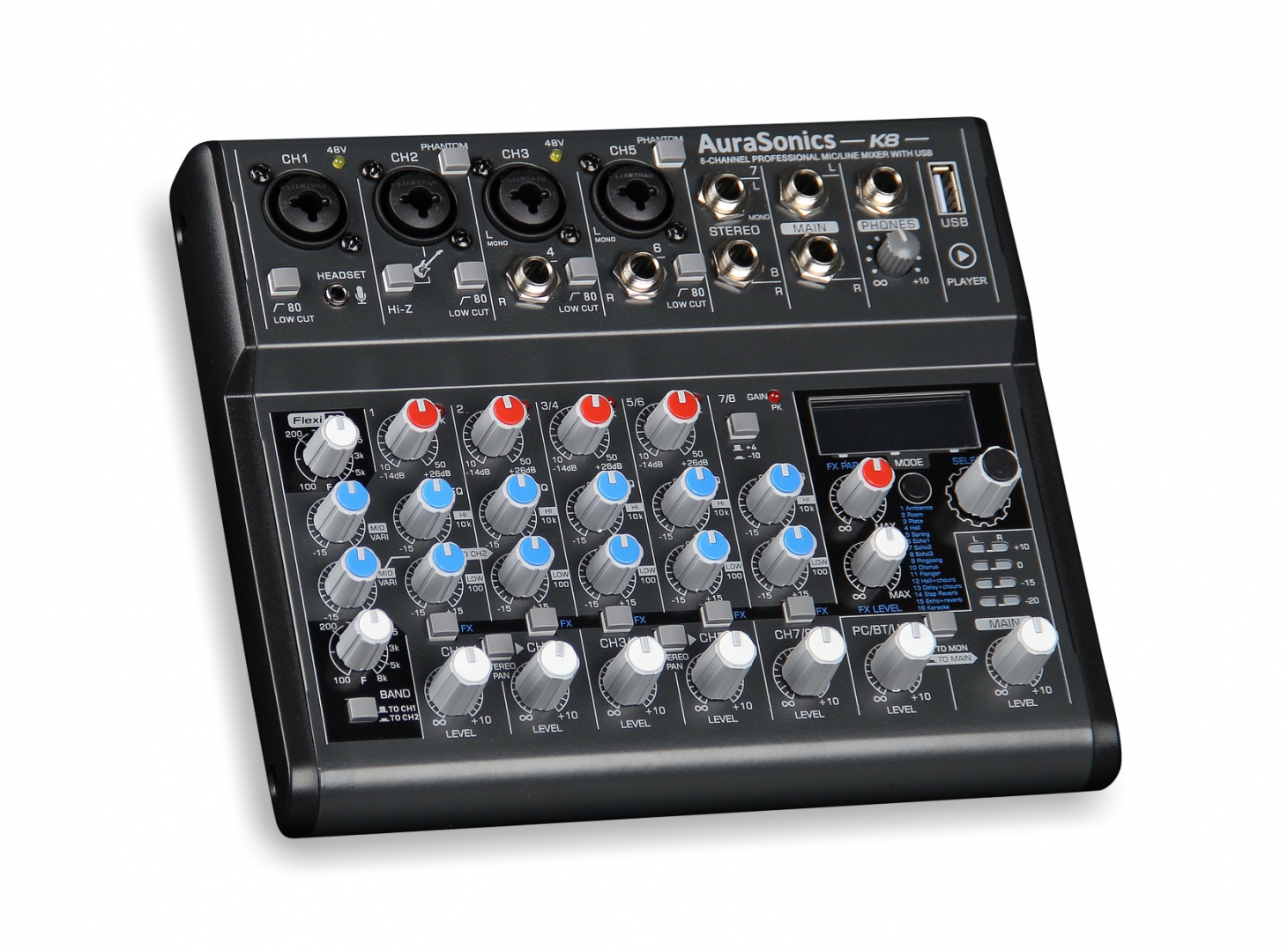 AuraSonics K8 компактный микшерный пульт в Батайске
