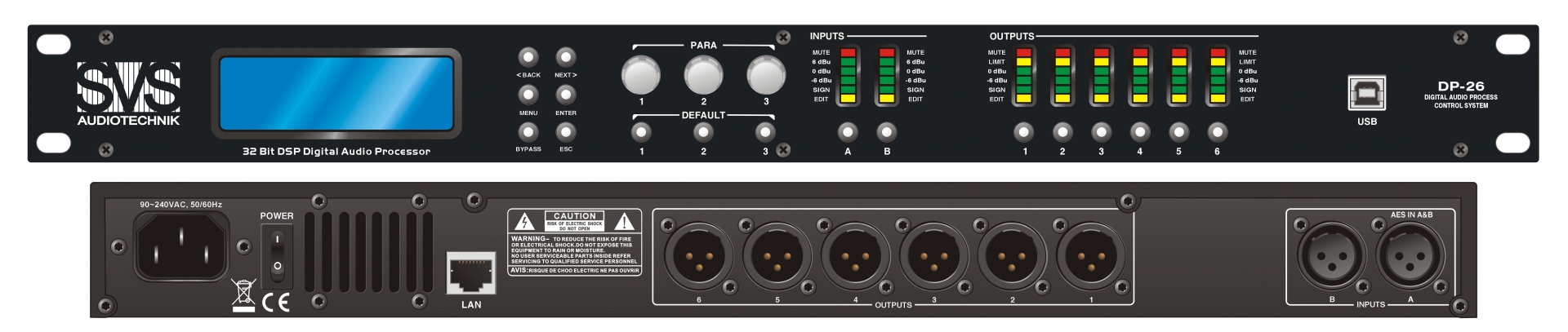 SVS Audiotechnik DP-26 Цифровой процессор: 2 входа 6 выходов в Батайске
