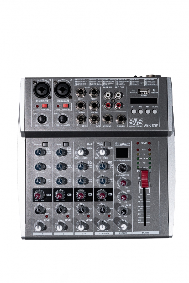 SVS Audiotechnik mixers AM-6 DSP Микшерный пульт аналоговый, 6-канальный SVS Audiotechnik mixers в Батайске
