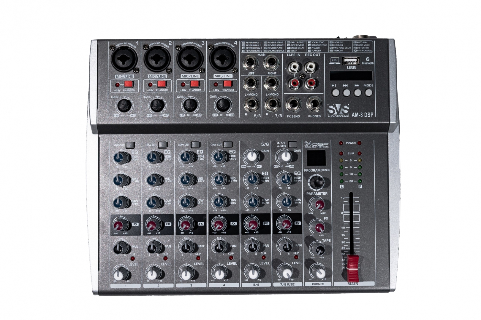 SVS Audiotechnik mixers AM-8 DSP Микшерный пульт аналоговый, 8-канальный в Батайске